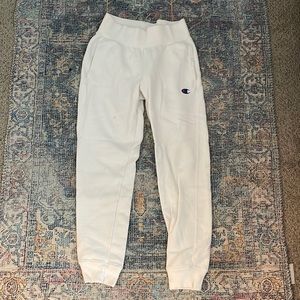 White Champion joggers